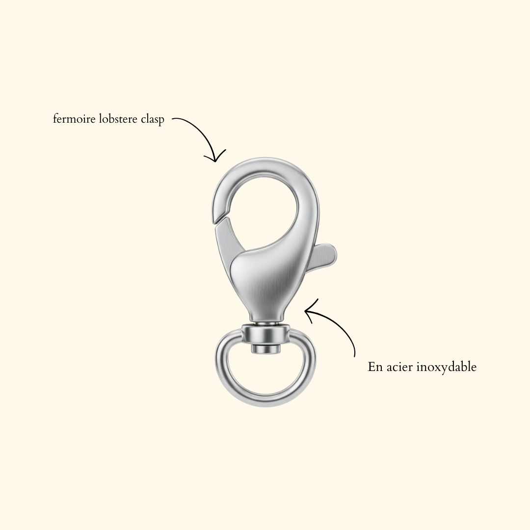 Chaine de ventre en pierre - Cœur de Corail