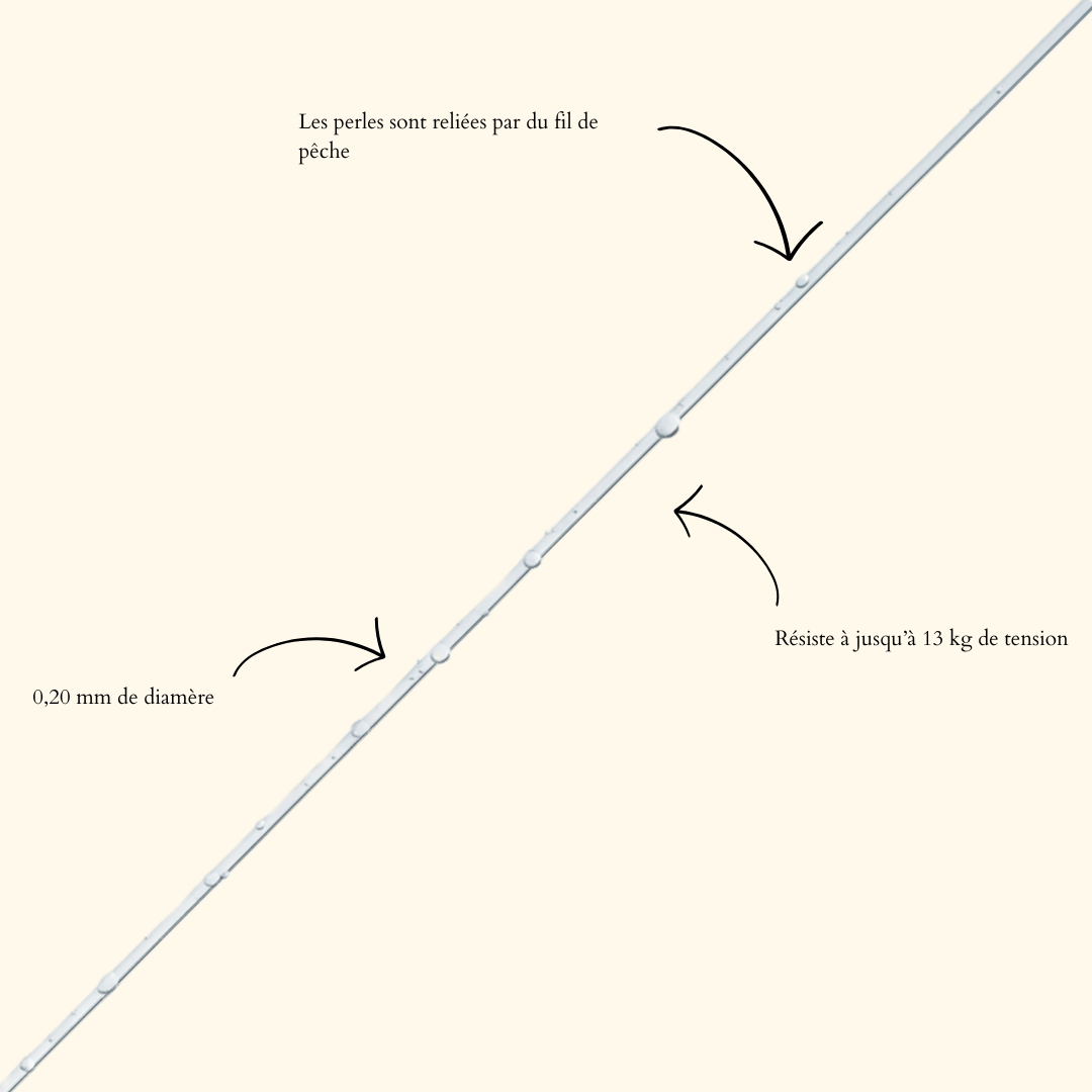 Chaine de cheville en cristal - Trace Obscure