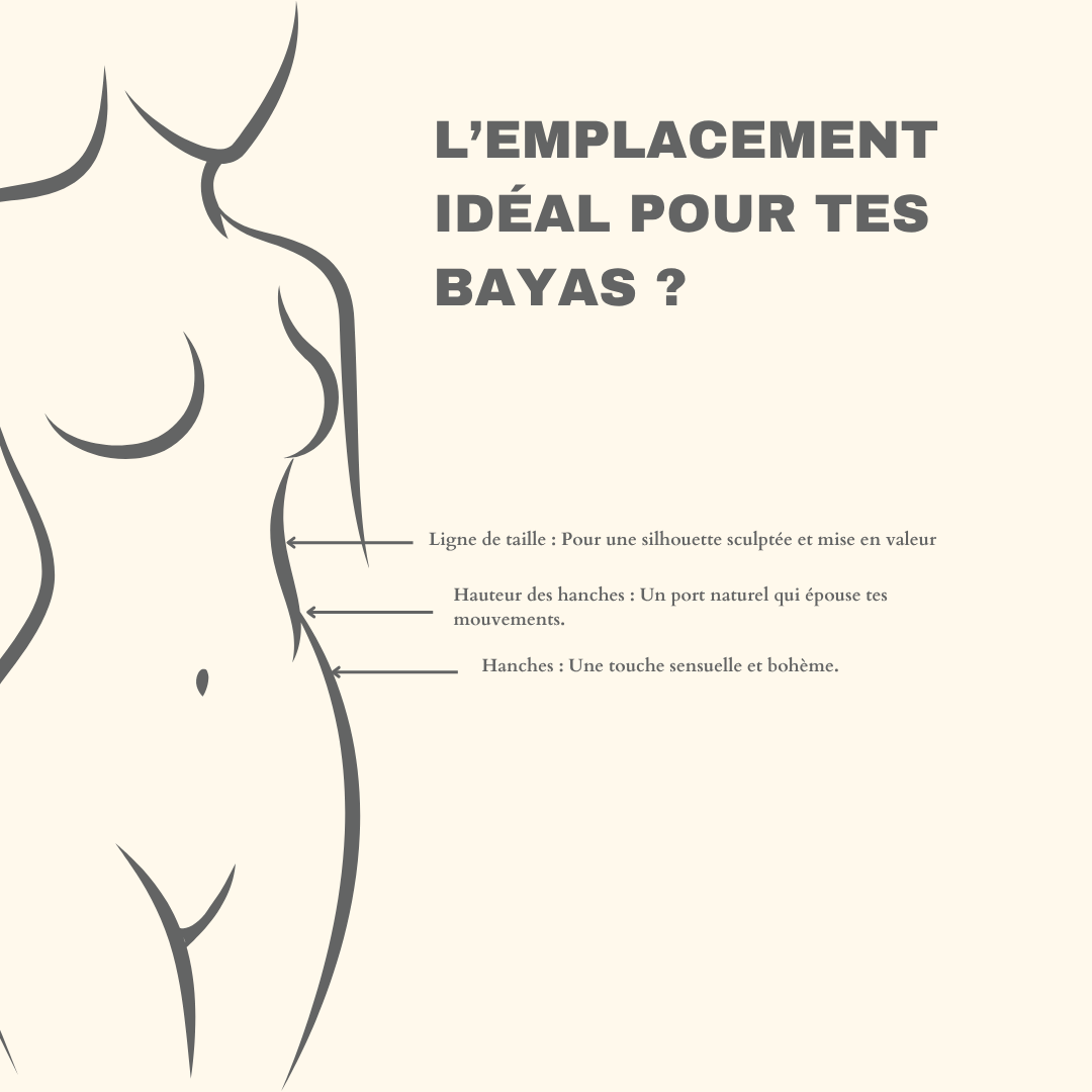 Chaine de ventre en pierre - Cœur de Corail